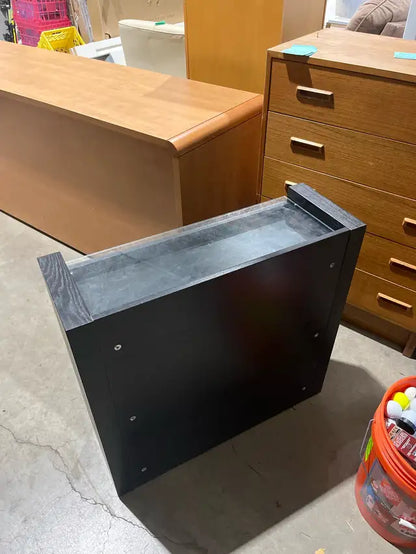 Black Glass Top shelf