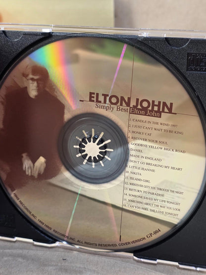 Simply Best Elton John: Deluxe Golden Personal Album featuring Chinese text CD