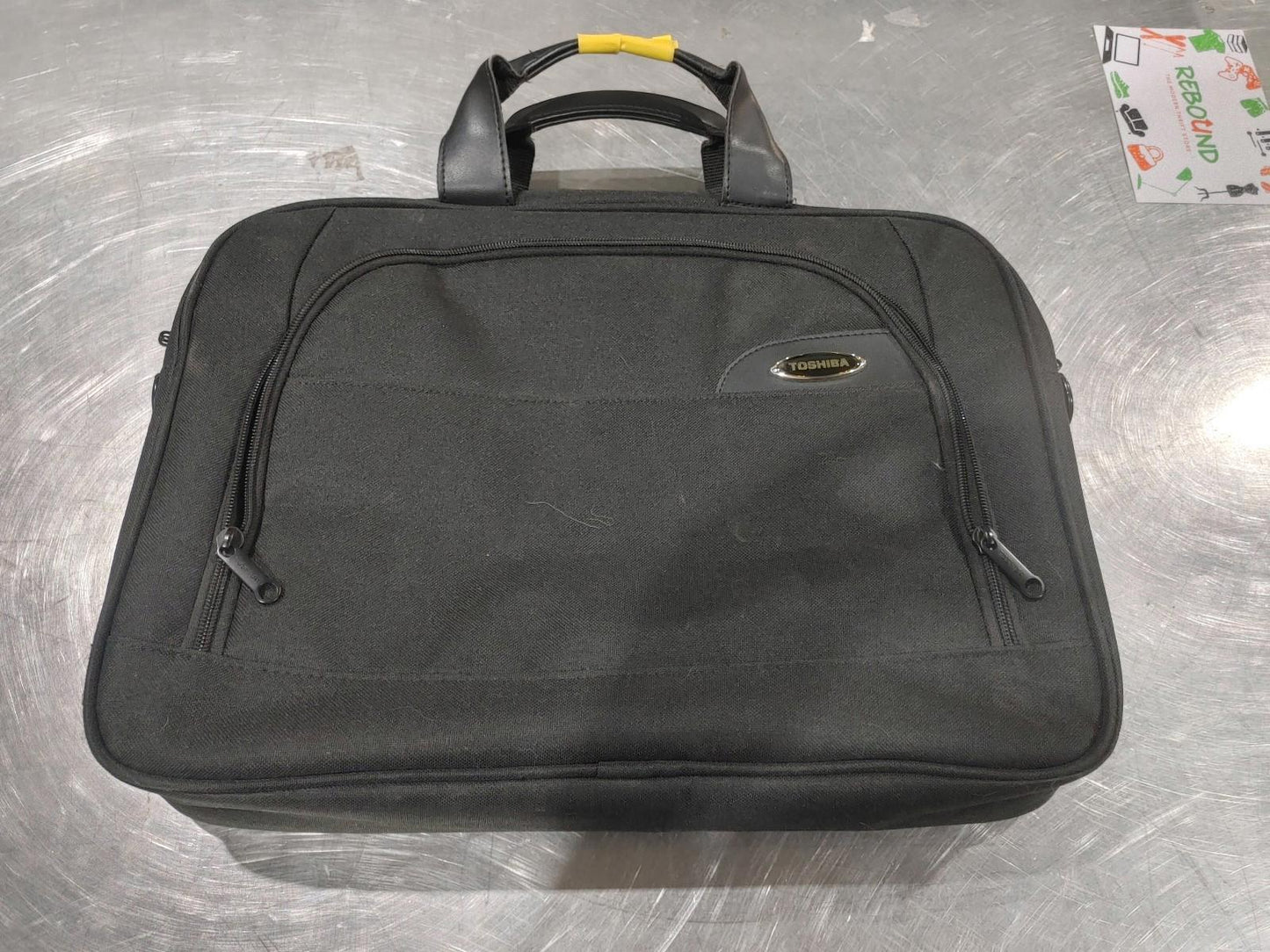 Good Condition Toshiba Dual Compartement Laptop Bag Black