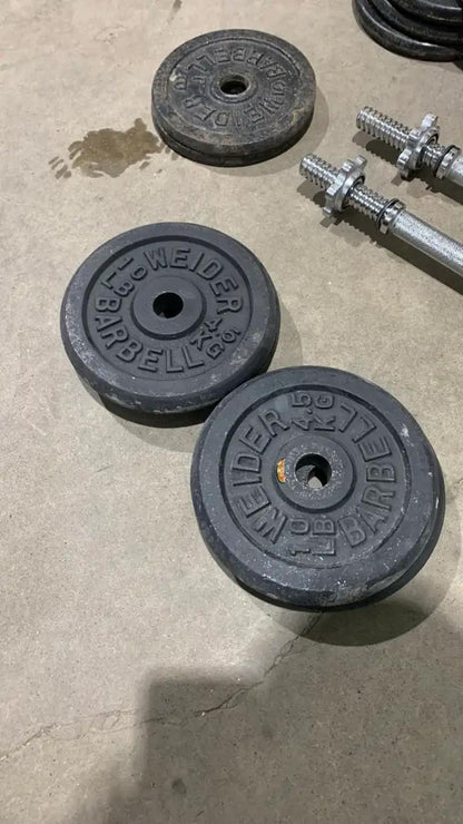 Adjustable Barbell Dumbbells 105lbs - set of 2
