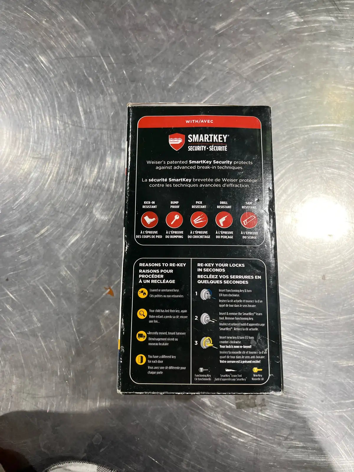 Brand new Weiser SmartKey Deadbolt