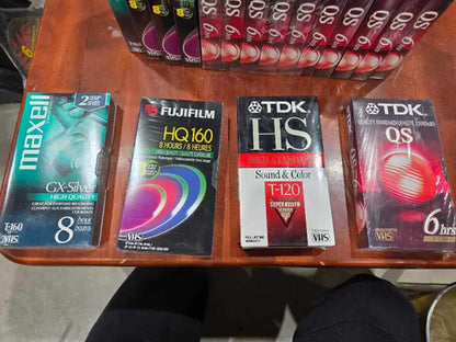 New! Blank VHS Tapes - 20 Available