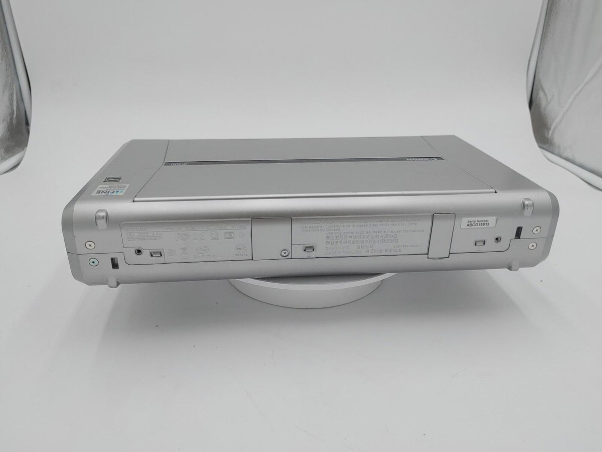 Good Condition Canon iP100 InkJet Portable Printer Silver Untested