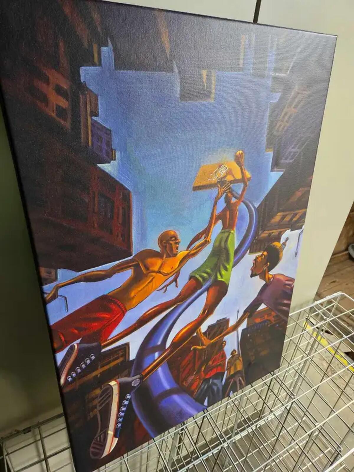 Basketball Art on Canvas
