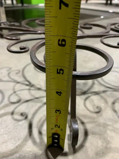 Low Spiral Metal Plant Stand