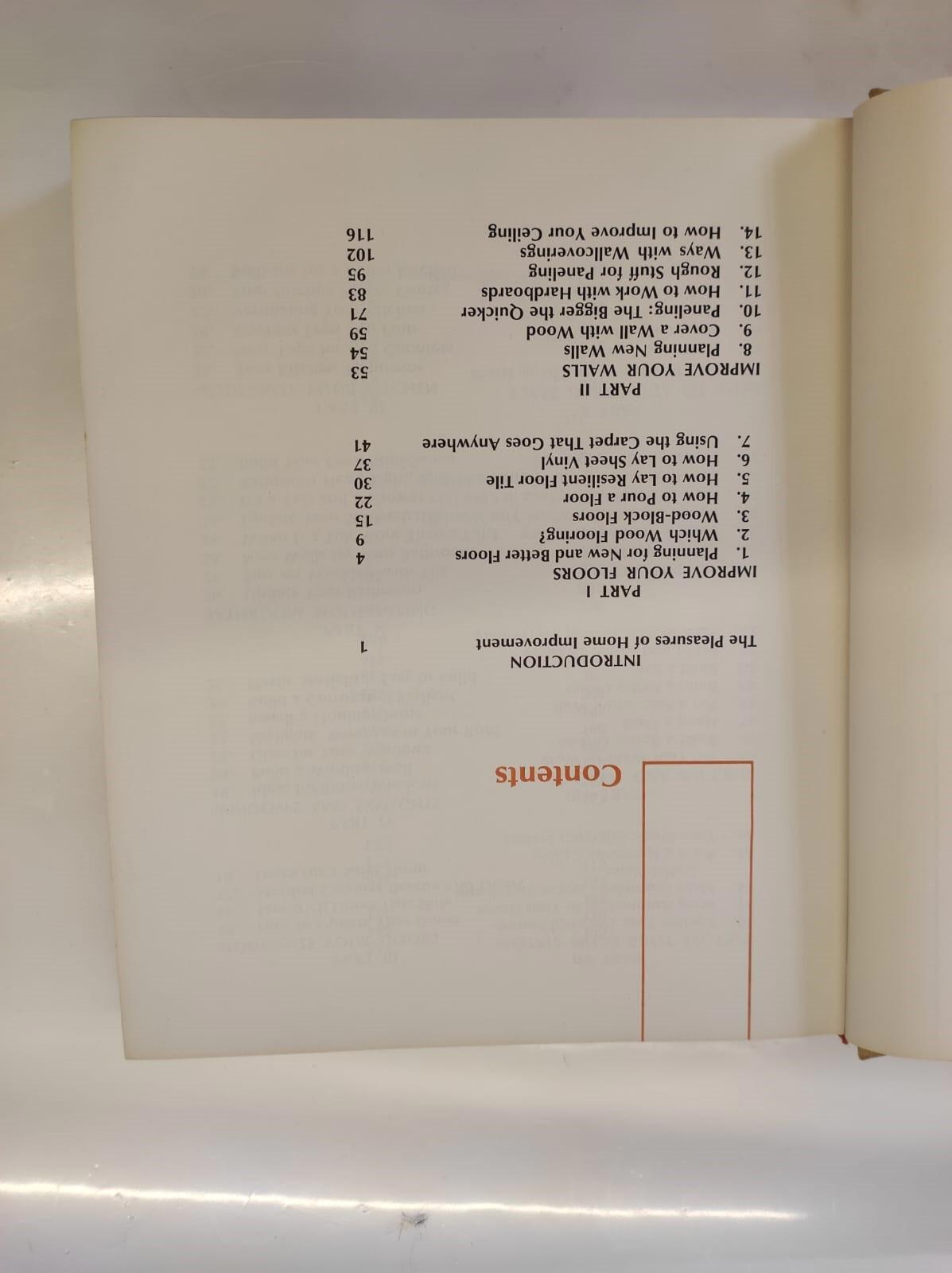 1973 Vintage Book "Complete Book of Home Improvement"