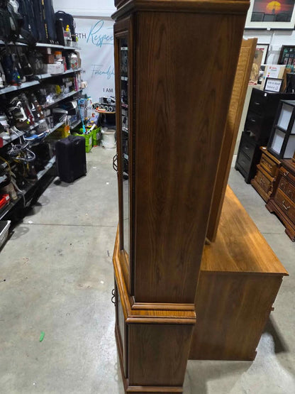 Wooden China Display Cabinet Hutch
