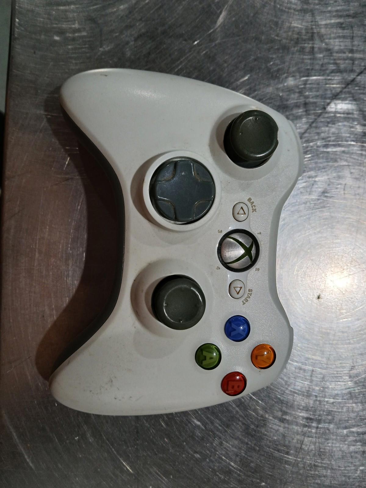 Manette sans fil Xbox 360 blanche officielle en BON ÉTAT