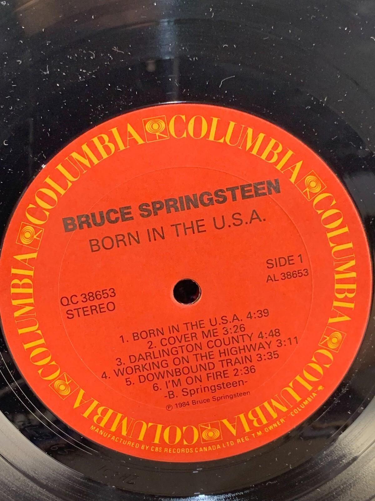 Bruce Springsteen – Born In The U.S.A. - LP Vinyl Record 1984 QC 38653