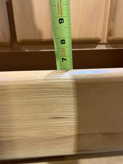 Solid Wood Storage Cabinet with Drawers
