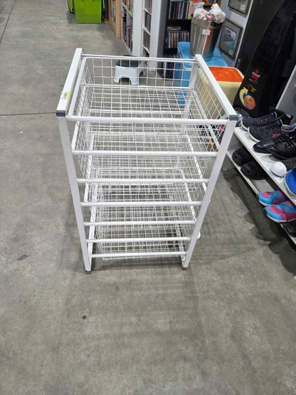 IKEA JONAXEL Wire Basket Storage Unit