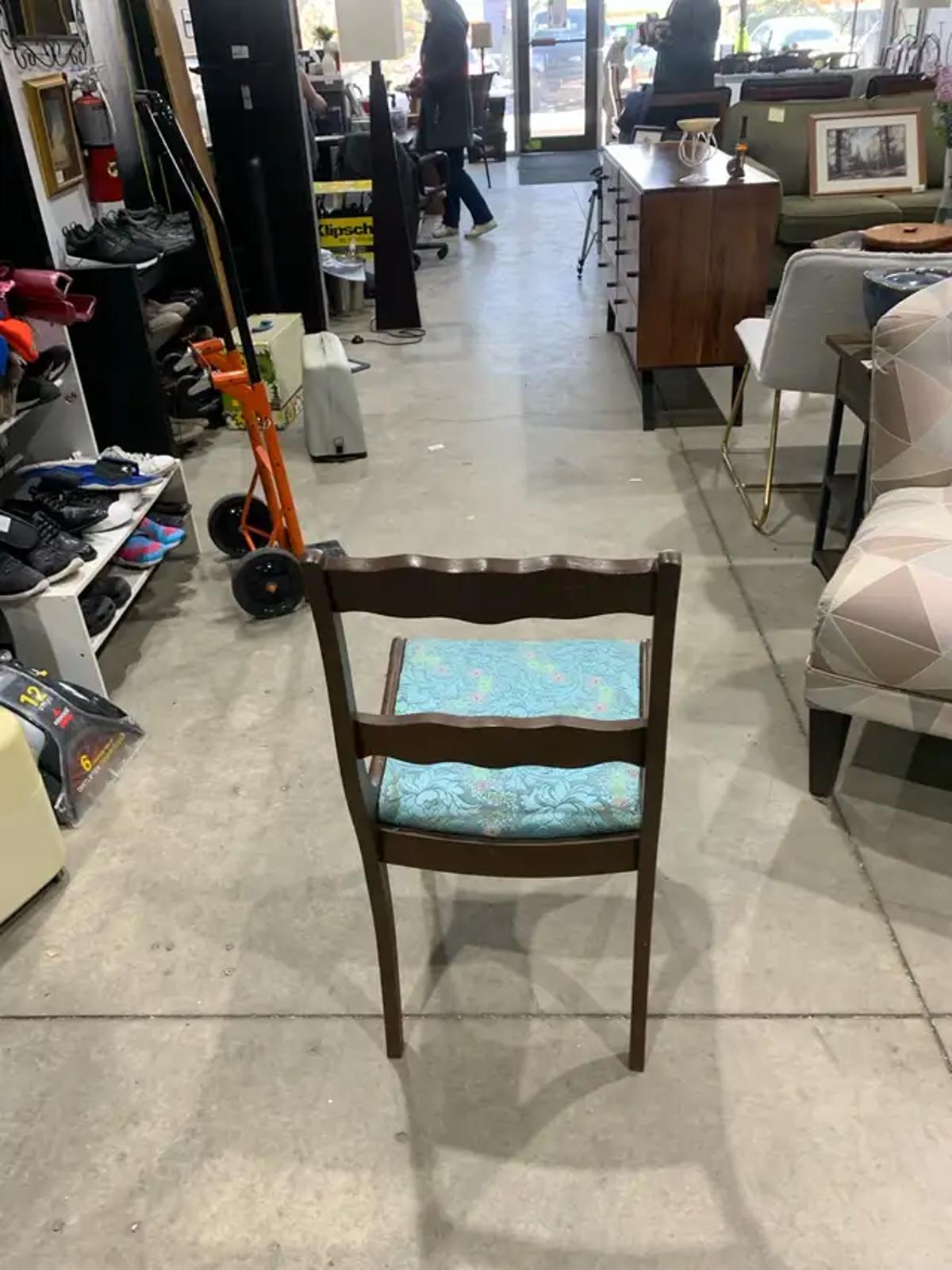 Vintage Wooden Desk Chair