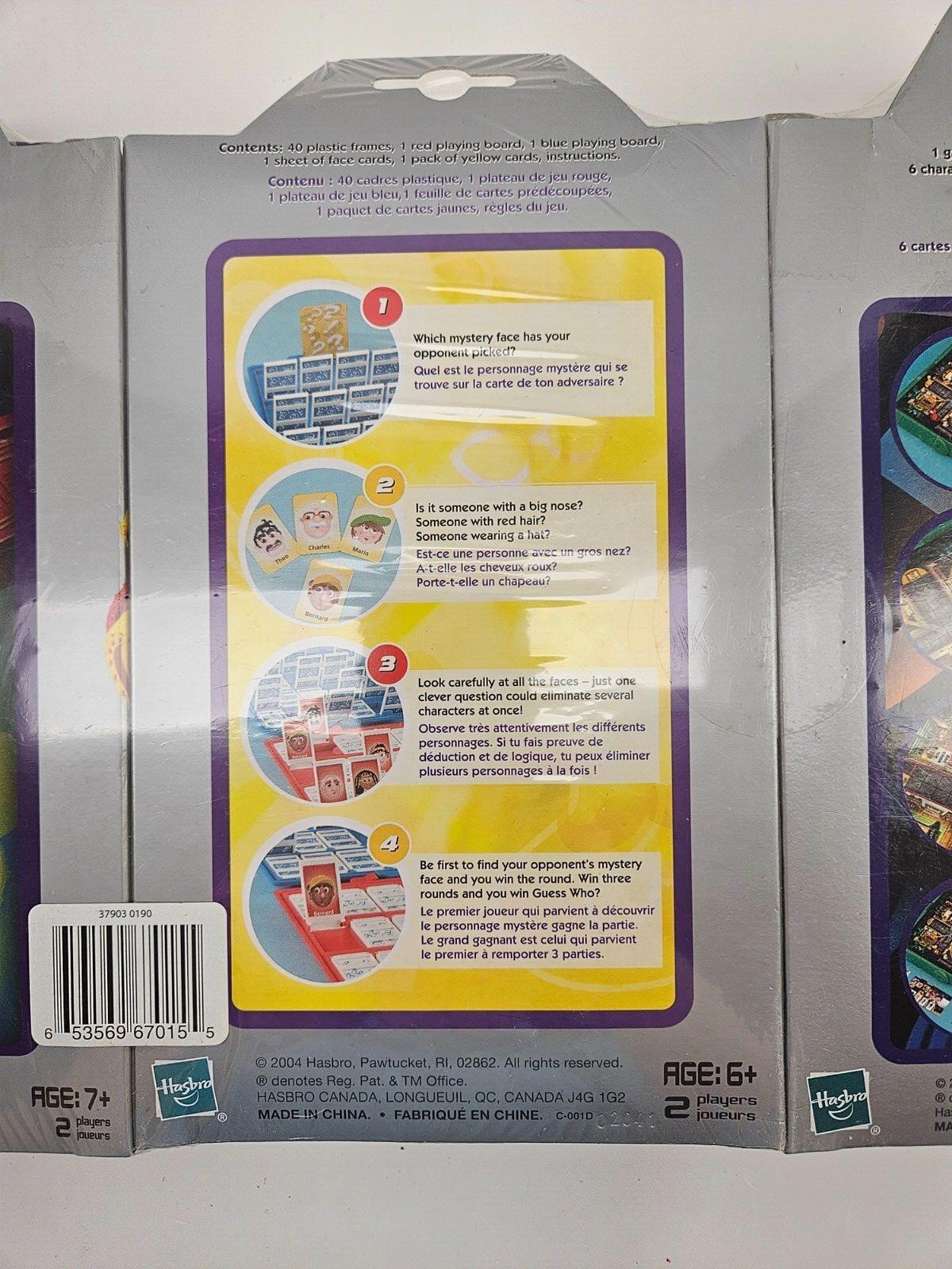 Travel Games To Go - Clue - Guess Who - Connect 4 - Monopoly