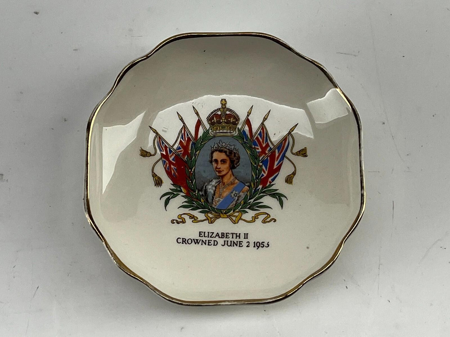 Royal Winton - QUEEN ELIZABETH II Coronation Plate
