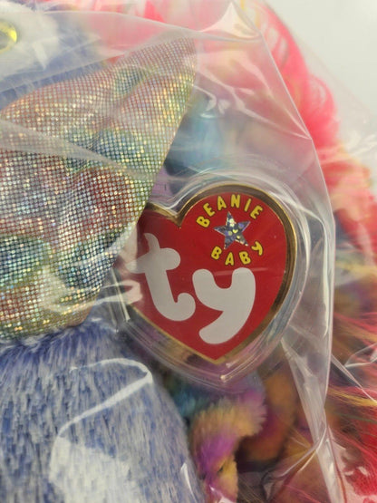 TY Beanie Baby - Flashy The Peacock