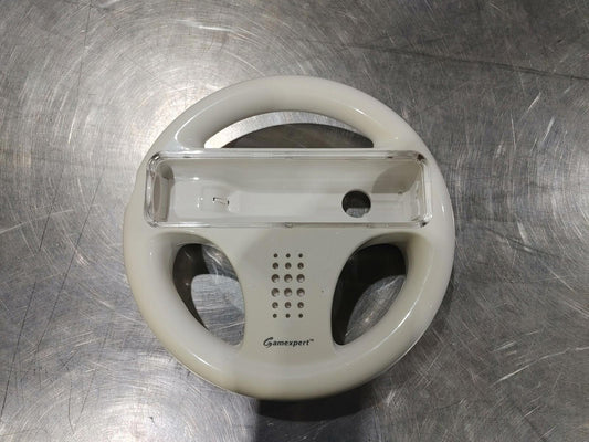 Gamexpert GLOWHEEL Wiimote Racing Wheel for Mario Kart White - Fair