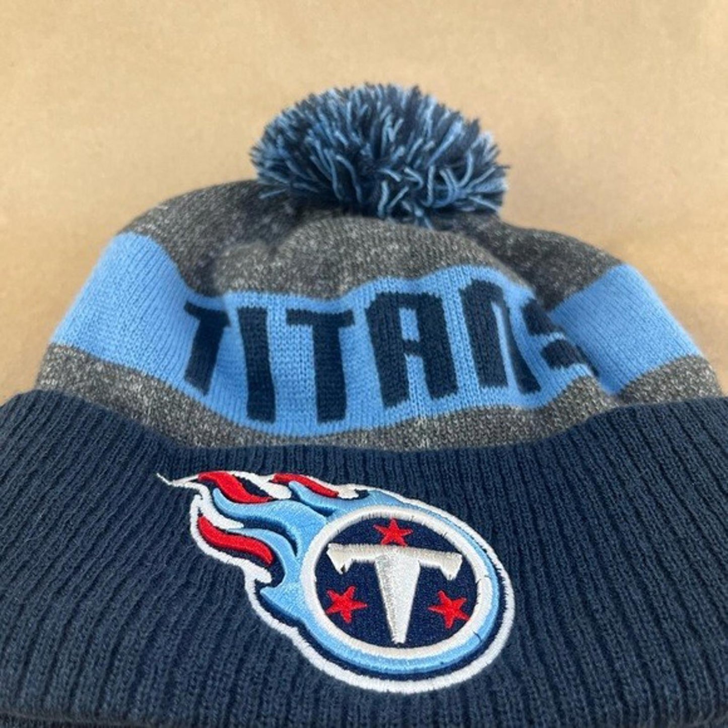 New Era Gray and Blue Beanie