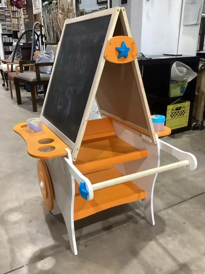 Kids Art Easel Cart