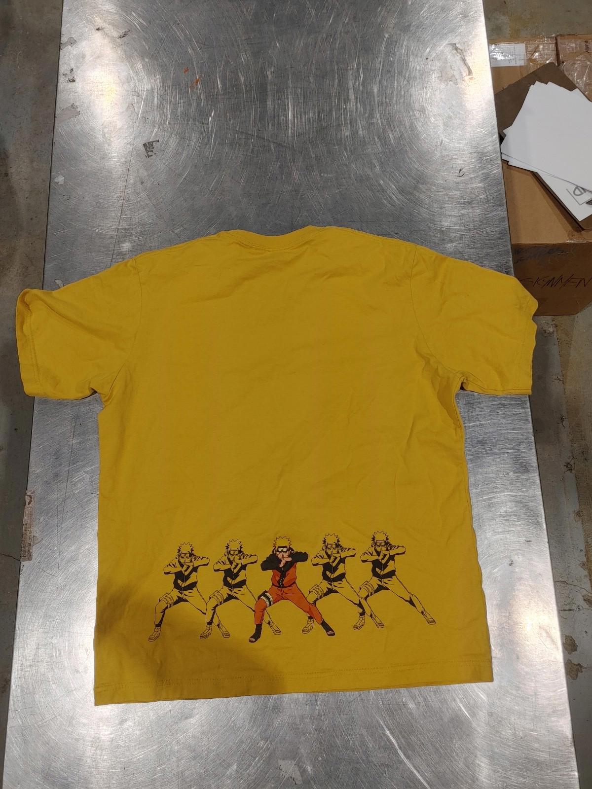 Excellent Condition UT Naruto Graphic Yellow T-Shirt Size L
