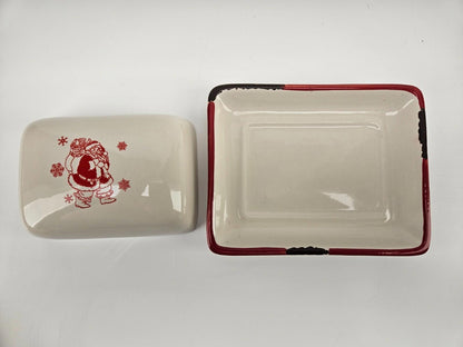 Maison Ungava - Butter Dish - Santa Claus