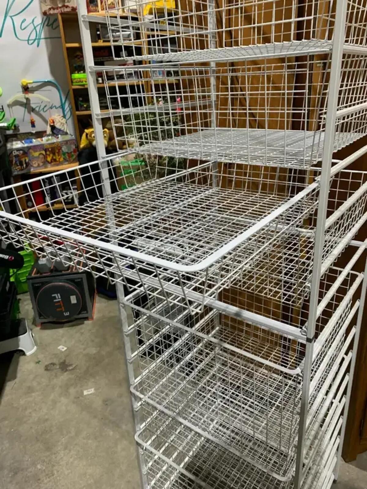 IKEA JONAXL Wire Basket Shelf