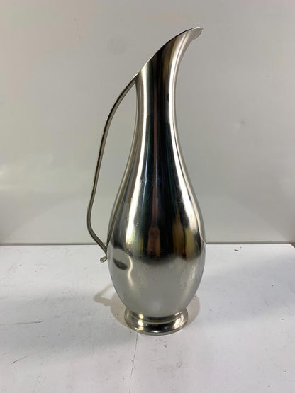 Vintage MCM Metawa Holland Pewter 12” Water Pitcher