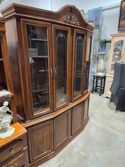 Wooden China Display Cabinet Hutch