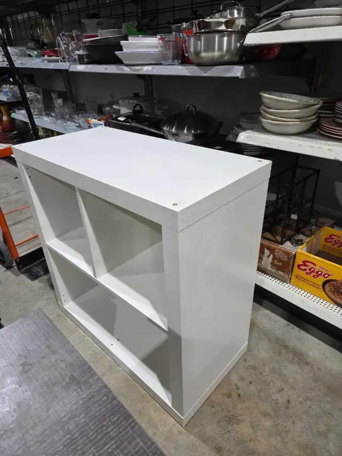 Ikea Kallax White Cube Shelf