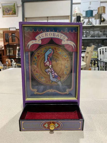 Acrobats Music Box with draw