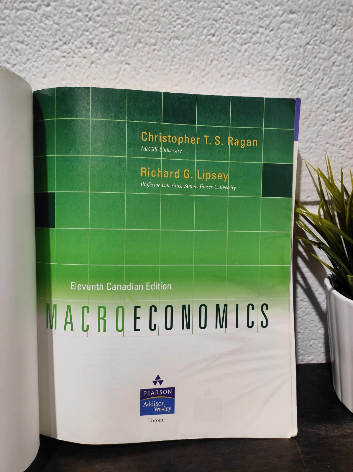 Macroeconomics: Richard Lipsey Christopher Ragan (11th Canadian Edition)