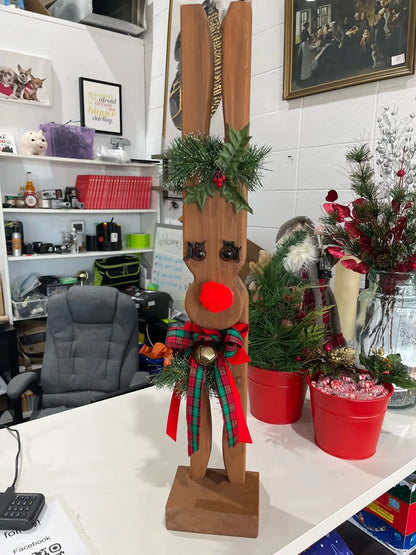 Wooden Reindeer Decoration