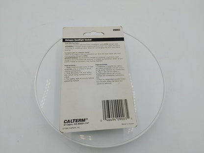 Brand New Sealed Calterm Halogen Headlight Socket Fits Halogen Bulb 4703