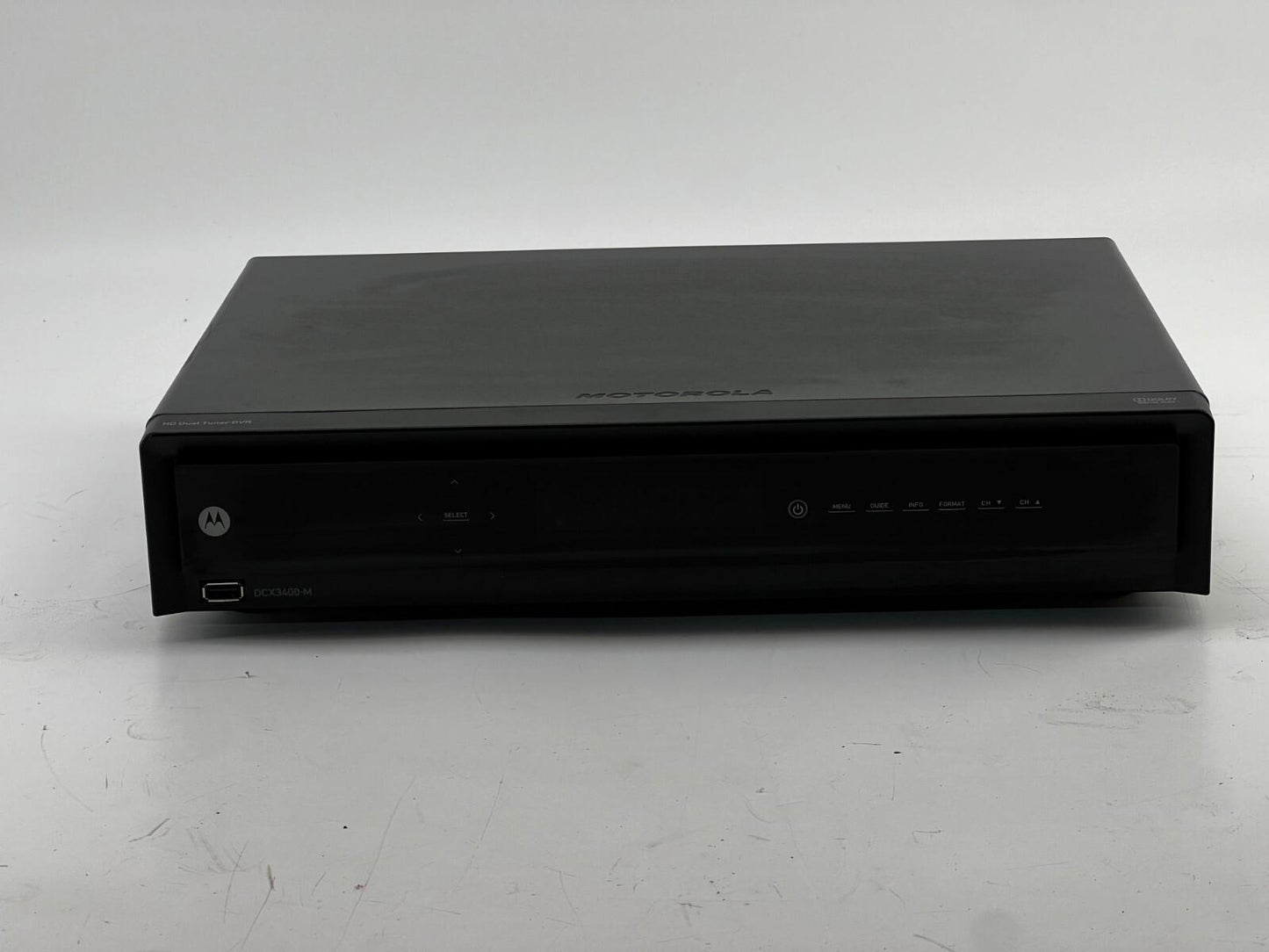 GOOD CONDITION Motorola DCX3400 HD Dual Tuner DVR Black Untested