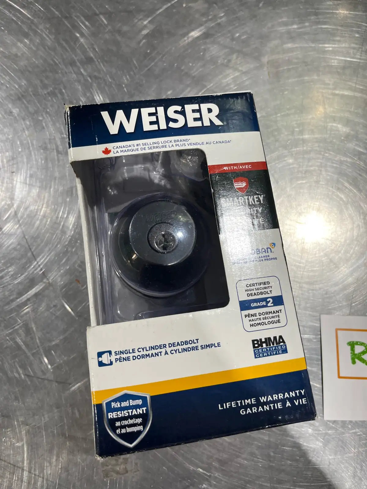 Brand new Weiser SmartKey Deadbolt