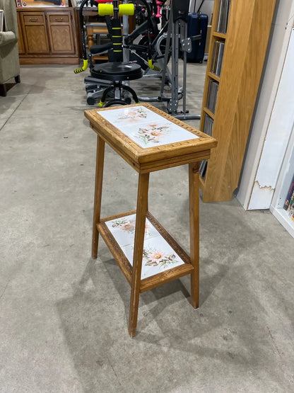 Vintage handmade plant stand
