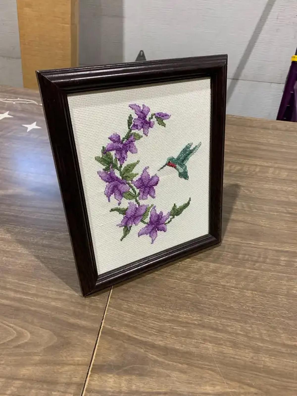 Hummingbird Cross-Stitch
