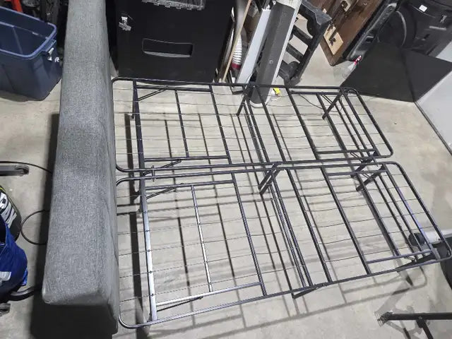 Zinus Folding Queen Bed Frame w/ Headboard