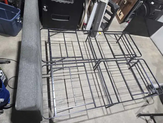 Zinus Folding Queen Bed Frame w/ Headboard