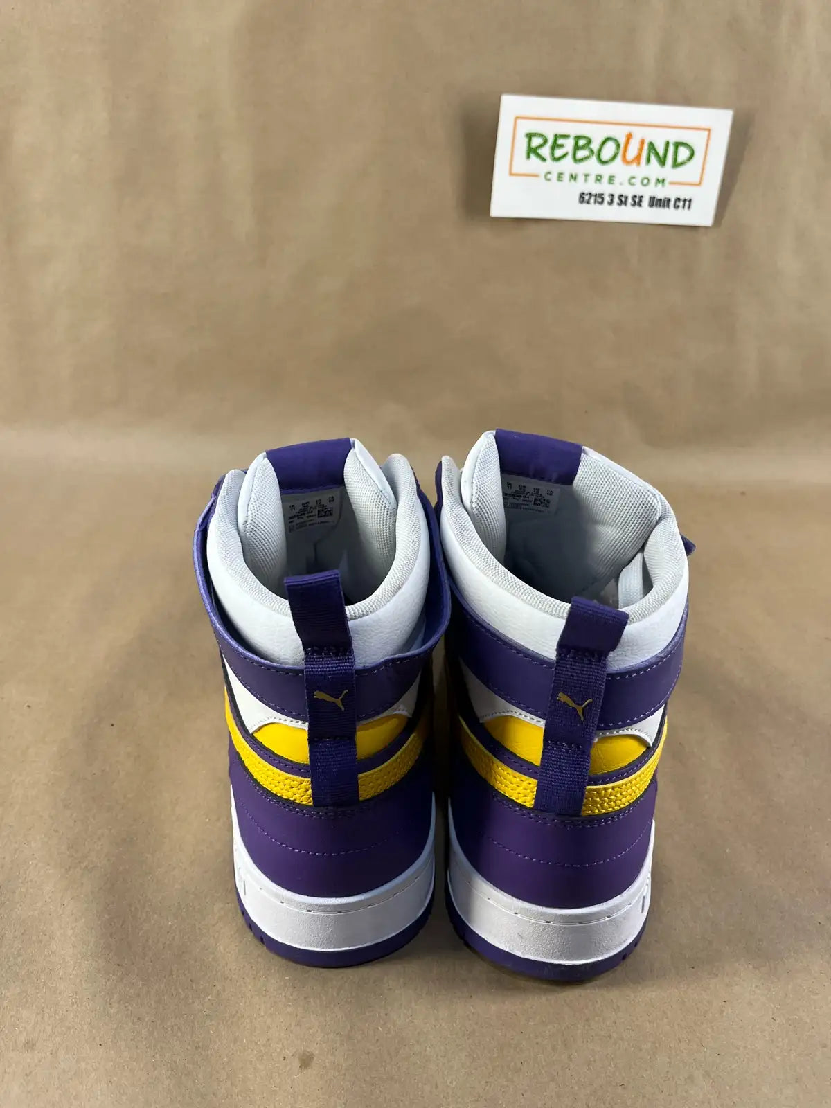 PUMA RBD Game Sneakers – White / Prism Purple (Men’s US 12)