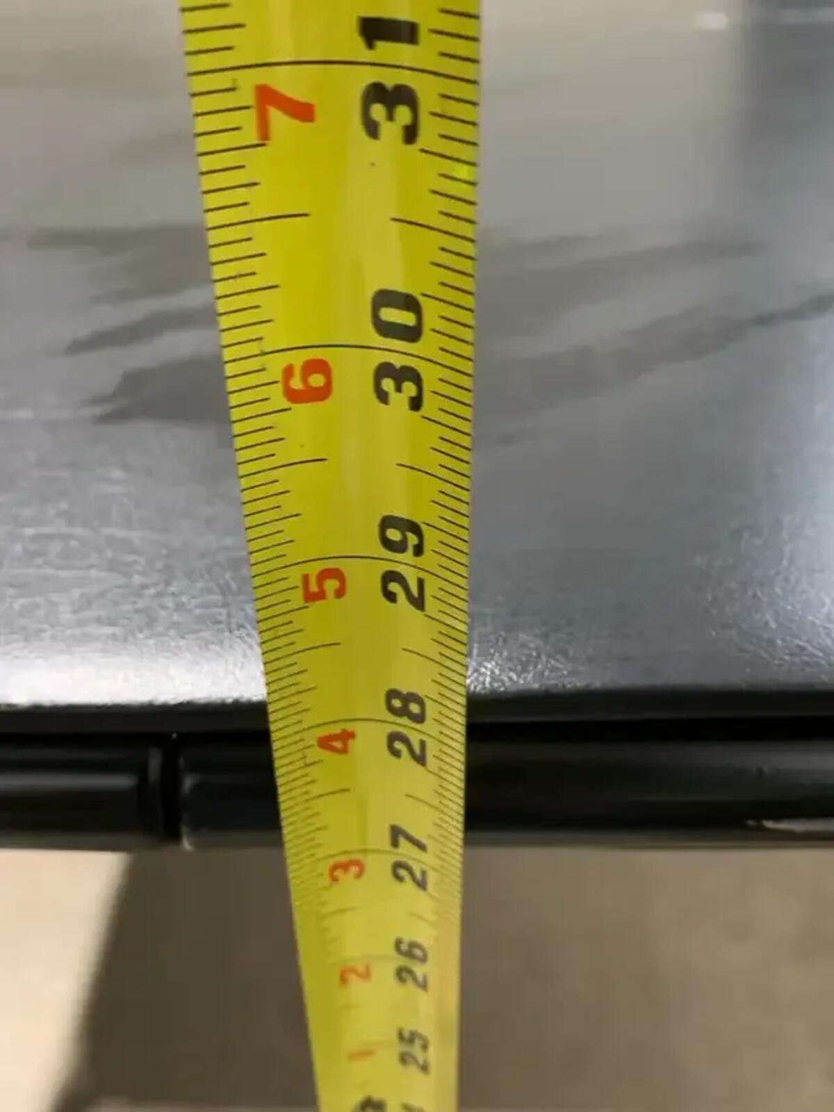 Black Padded Folding Table