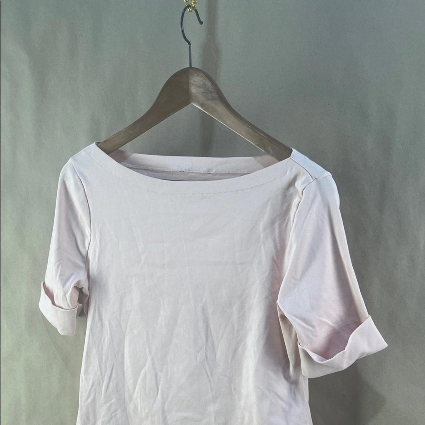 Ralph Lauren Women’s Light Pink Top (Size L)