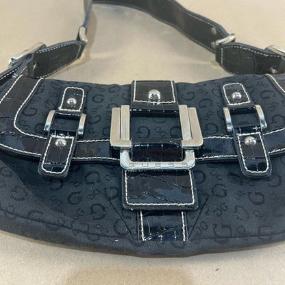 Vintage Y2K Guess Black Monogram Bag