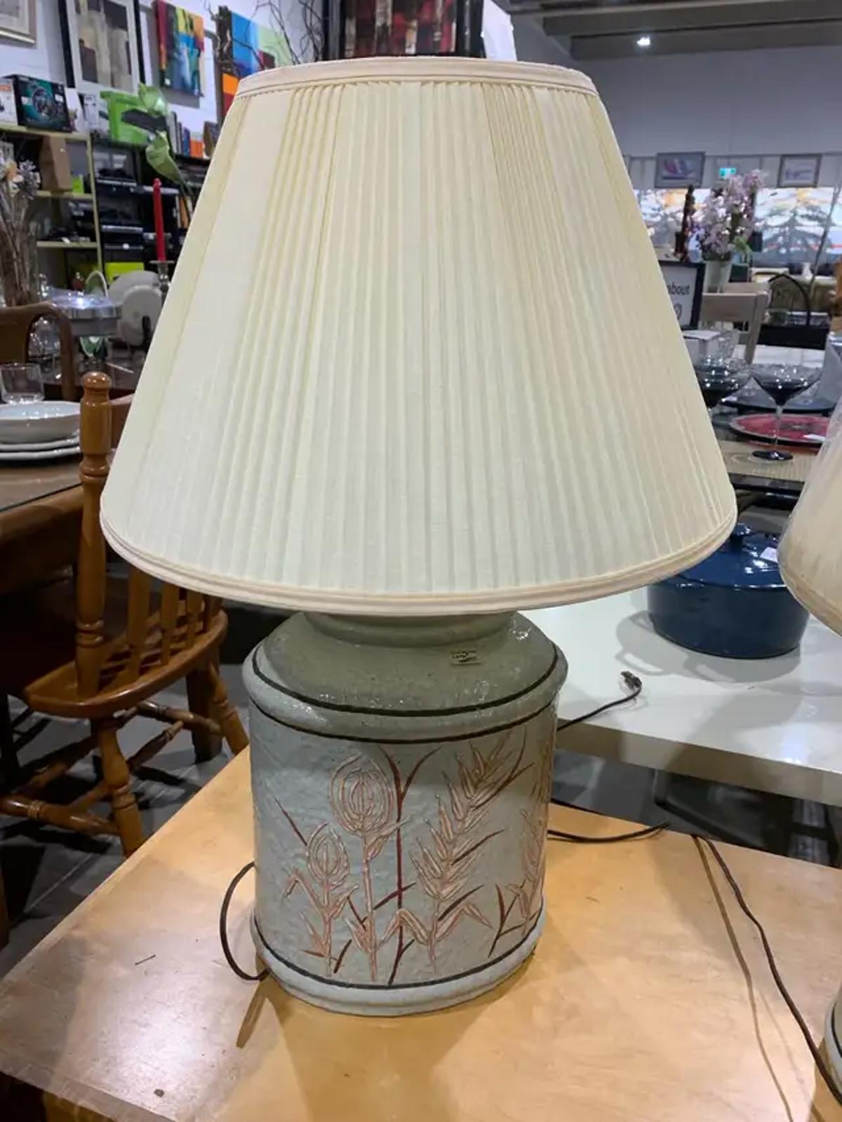 Rustic Ceramic Table Lamps - 2 available