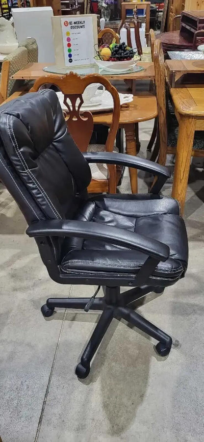 Black Manager's Office Chair - Adjustable