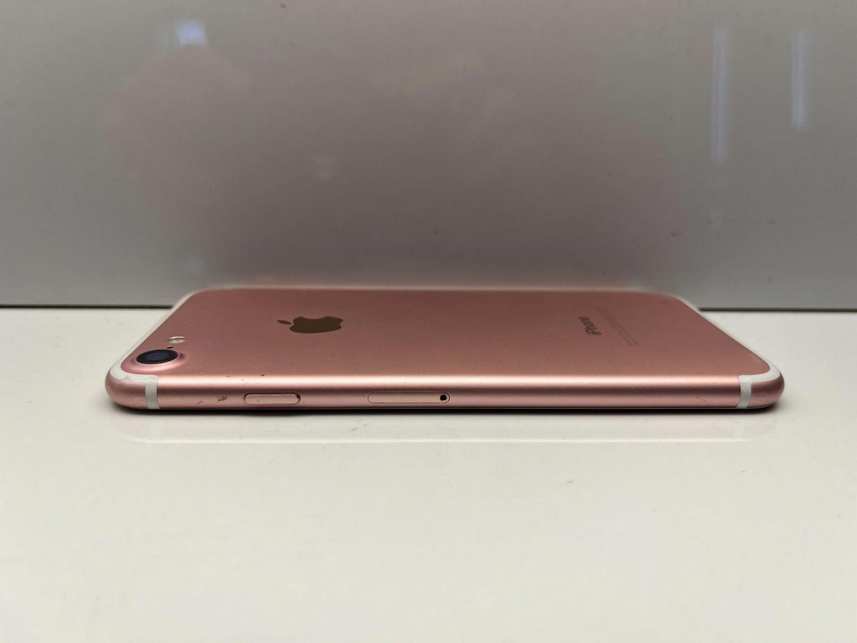 iPhone 7 White/Rose Gold 32GB Cracked Glass FOR PARTS