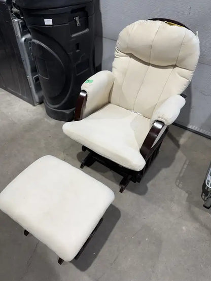 Storkcraft Glider and Ottoman