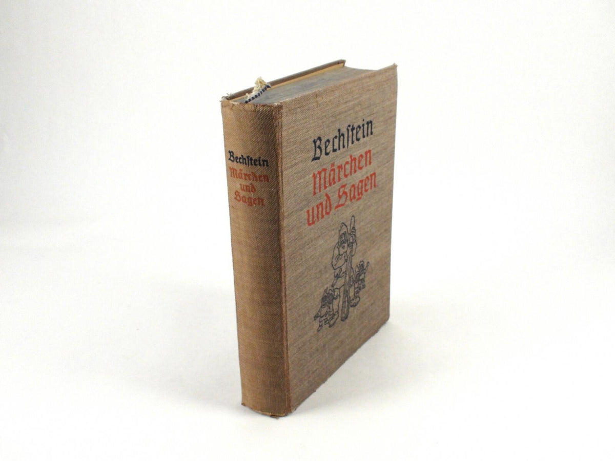 Bechstein: Märchen Und Sagen, German Children's Stories - Woven Hardcover, 1940