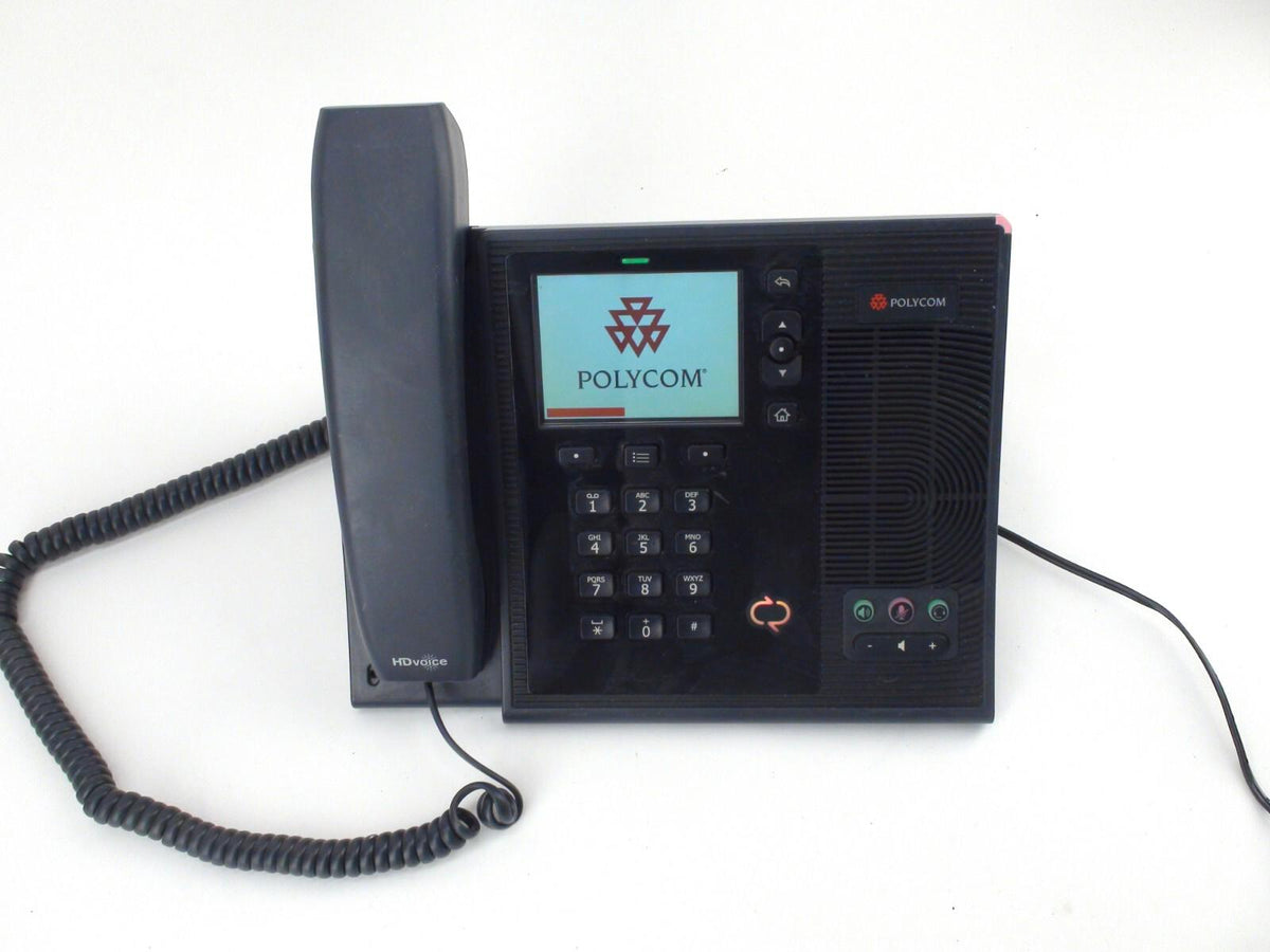Polycom VoIP Desk Telephone CX600 2201-15942-001 Microsoft Lync With Power Sup