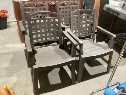 Outdoor Patio Armchairs - 4 Available