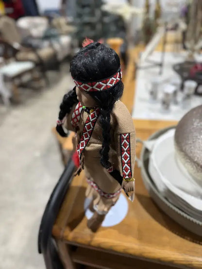 Native Doll With Stand